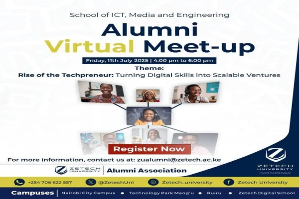 ALUMNI VIRTUAL MEET-UP 2025: SCHOOL OF ICT, MEDIA AND ENGINEERING