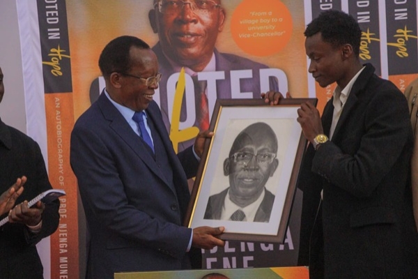 Honouring Legacy Through Art: Zetech University Graduand Gifts Vice Chancellor, Prof. Dr. Njenga Munene